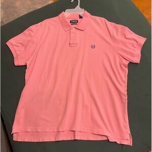 Chaps men’s Pink short sleeve polo shirt